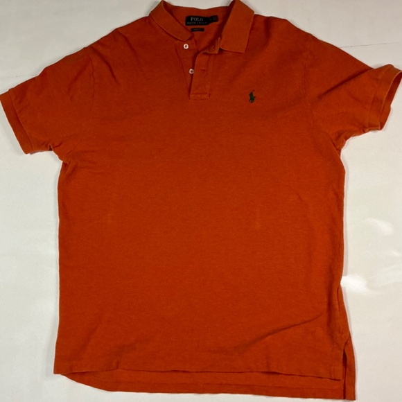 Ralph Lauren Men’s Classic Fit Orange Polo size XL - Picture 2 of 5